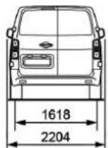 TOYOTA ProAce (2024) - Përmasat (mm) - 3