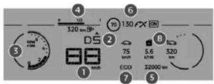 4 5 1/2 1 320 km 75 130 r× Ch 6 DS 8 75 5.6 320 km/h km/h km/h ECO 32000 km 1 2 3 7 5