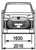 TOYOTA ProAce (2024) - Përmasat (mm) - 2