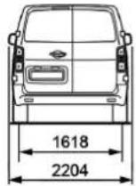 TOYOTA ProAce (2024) - Përmasat (mm) - 21