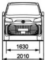 TOYOTA ProAce (2024) - Përmasat (mm) - 20