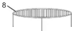 FAGOR 3MWB-44BTCGX - Nombres de los elementos del equipamiento del microondas - 3