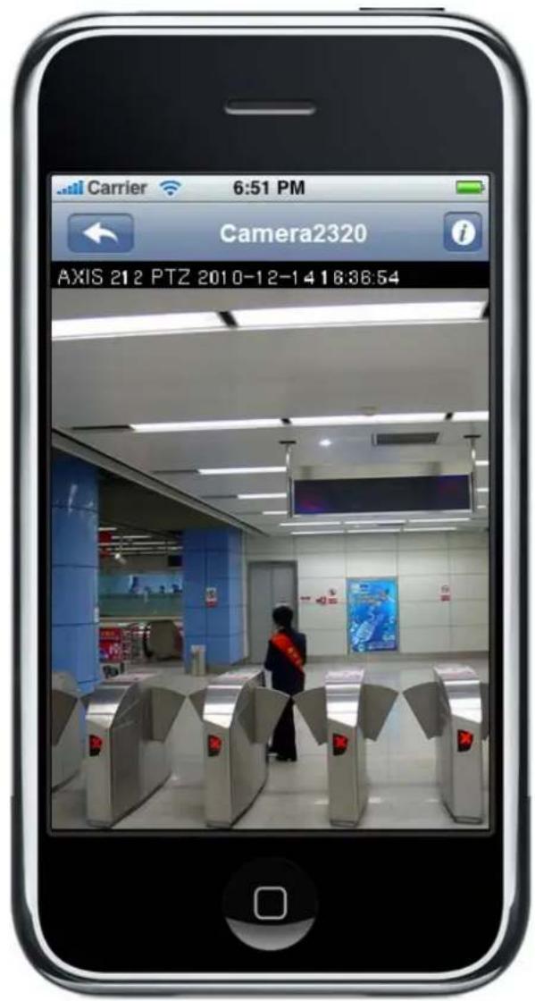 Carrier 6:51 PM Camera2320 AXIS 212 PTZ 2010-12-14 16:36:54