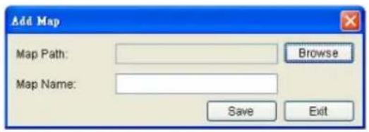 Add Map Map Path: Browse Map Name: Save Exit