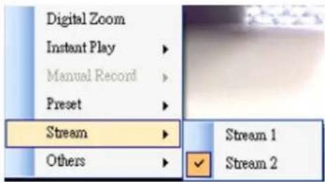 Digital Zoom Instant Play Manual Record Preset Stream Others Stream 1 Stream 2