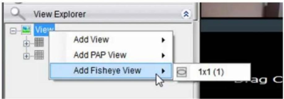 View Explorer Add View Add PAP View Add Fisheye View 1x1 (1)