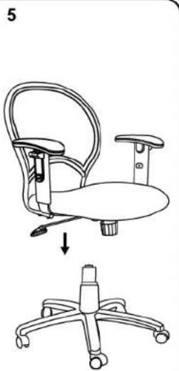 BOSS B6205 - BOTTOM OF SEAT CUSHION. - 6