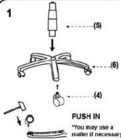 1 (5) (6) (4) PUSH IN *You may use a matter if necessary