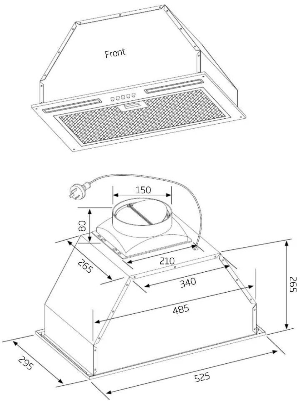 Schweigen NAUM-6B - Dimensions - 1