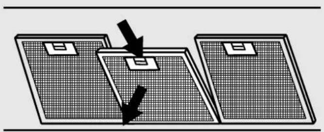 Schweigen NAUM-6B - Please ensure the filters are completely dry before placing them back in position and operating the rangehood. - 1