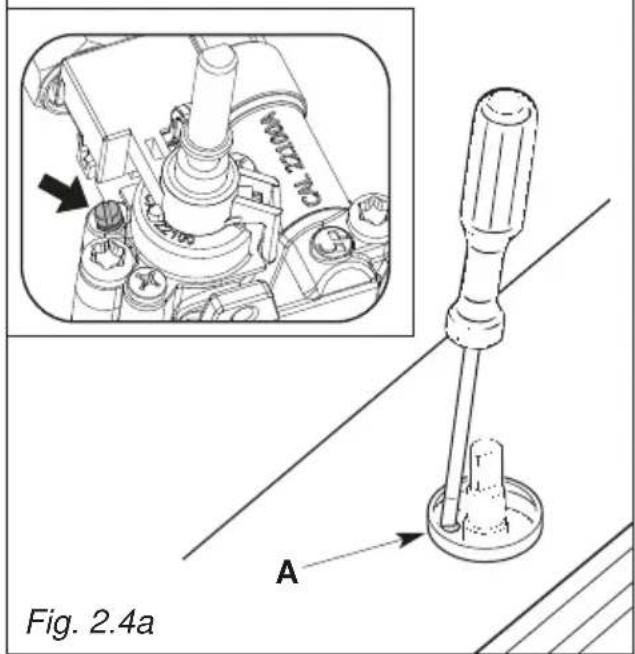 Elba Elementum ENF60-444 XD - ADJUSTING OF THE MINIMUM OF THE TOP BURNERS - 1