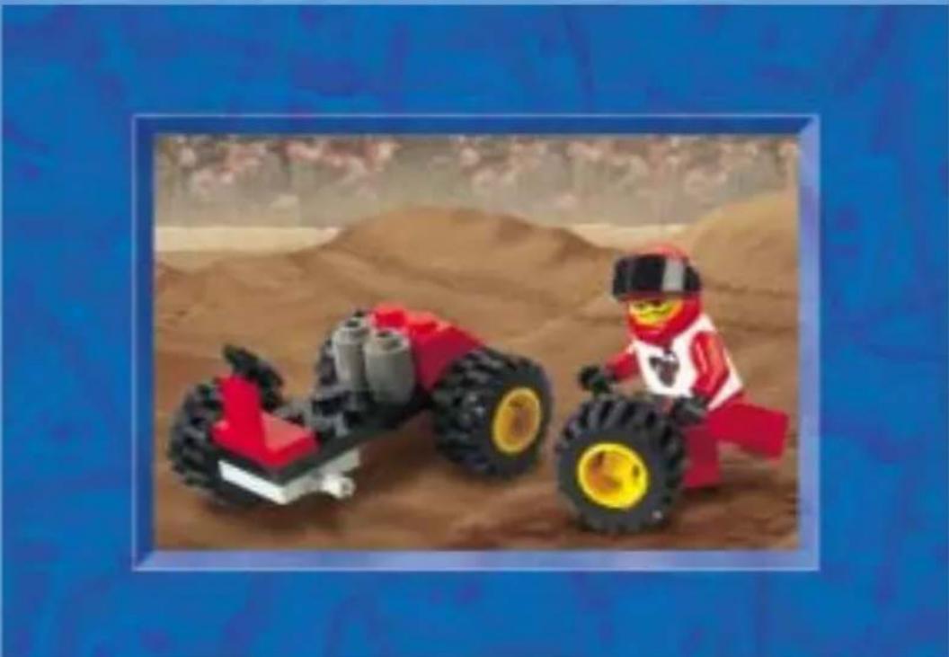 LEGO RED FOUR WHEEL DRIVER - 8