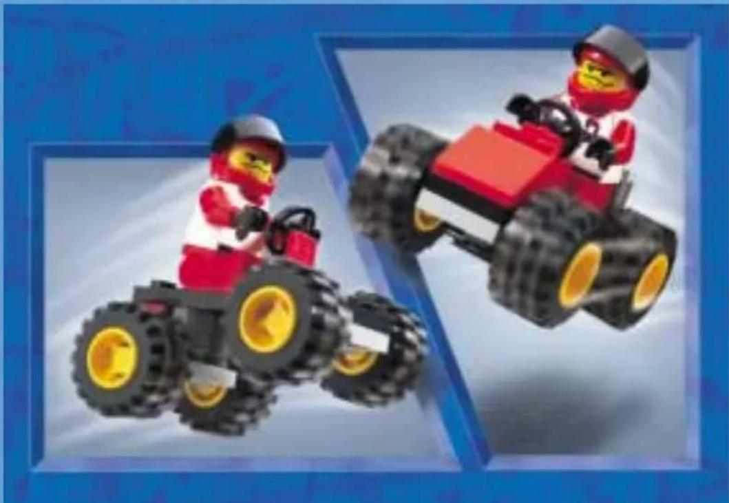 LEGO RED FOUR WHEEL DRIVER - 7