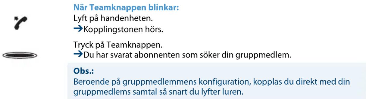 AASTRA 5370 - Ersätta en gruppmedlem - 1