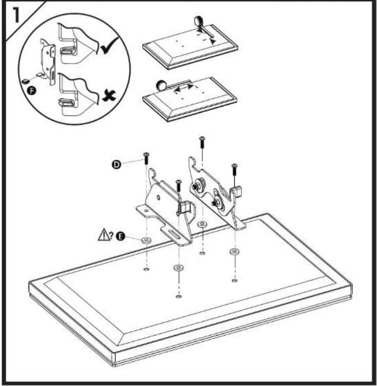 Technical diagram illustrating mechanical assembly steps with labeled components and a magnified view of the assembly.