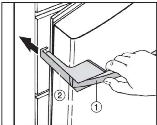 MIELE FN 11827 S - Avlägsna handtaget - 1