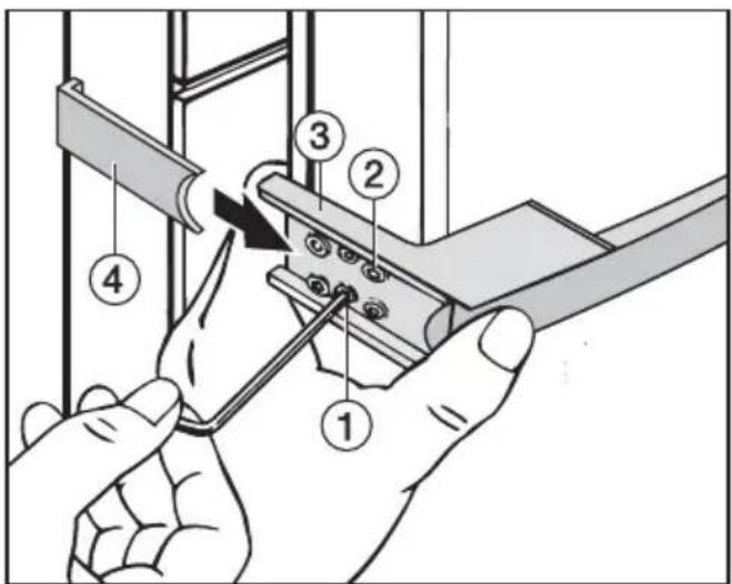 MIELE FN 11827 S - Återmontera handtaget - 1