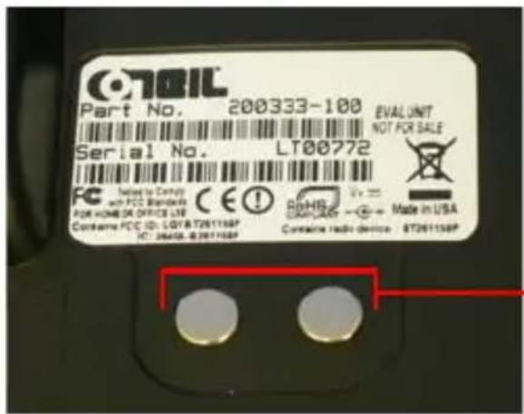 CTOIL Part No. 200333-100 Serial No. LT00772 FE Noted by Company with PCC Standards FOR HOME OR OFFICE LIME CE COINATE PCC ID: LQYB T26115BP TC: 26458-826115BP EVAL UNIT NOT FOR SALE RoHS Made in USA Contrace radio device 8T26115BP