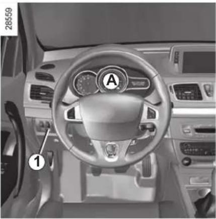 RENAULT Megane (2008) - INSTRUMENTPANEL: Kontroll- och varningslampor (1/3) - 1