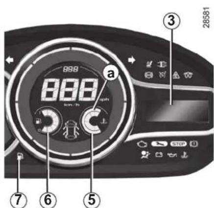 RENAULT Megane (2008) - INSTRUMENTPANEL: Displayer och visare - 2