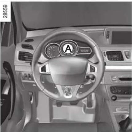 RENAULT Megane (2008) - INSTRUMENTPANEL: Kontroll- och varningslampor (3/3) - 1