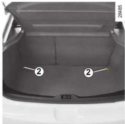 RENAULT Megane (2008) - FACK/FÖRVARING I BAGAGERUM - 2