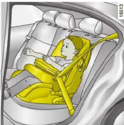 RENAULT Megane (2008) - Bakåtvända barnstolar - 1