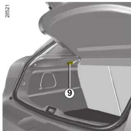 RENAULT Megane (2008) - Makeup-speglar - 1