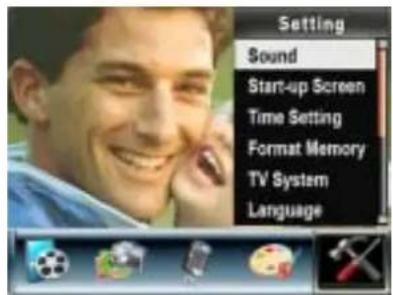 AGFAPHOTO DV-5000G - Display Screen Setting Option - 1