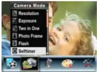 AGFAPHOTO DV-5000G - Display Screen Self-timer Options - 1