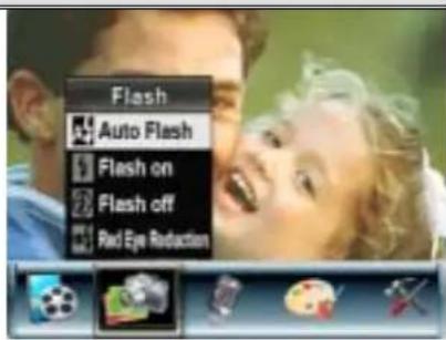 AGFAPHOTO DV-5000G - Display Screen Flash Options - 3