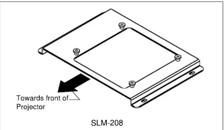 Towards front of Projector SLM-208