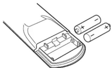 TOSHIBA W 701 - Setting up the Remote Control - 2