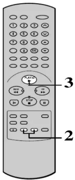 1 2 3 4 5 6 7 8 9 0 100 PLAYX2 REV FF STOP 3 2