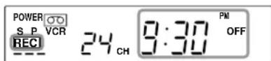 TOSHIBA W 701 - Recording off time setting - 1