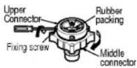 LG WD14124RDN - ■ Normal Tap without thread & one touch type inlet hose - 1