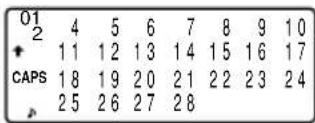 SHARP EL6850 - Kontroll av månadskalender - 2