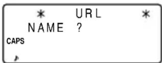 * NAME URL ? CAPS ,