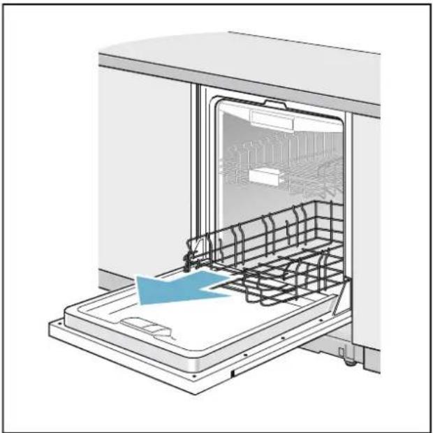 GAGGENAU DI 261 110 - Removing/installing lower basket - 1