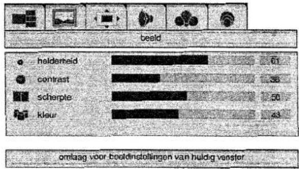 VESTEL 4000 - menu beeld - 1