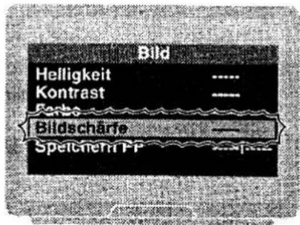 Bild Helligkeit ...... Kontrast ...... Bildscharfe . Speichener P-P