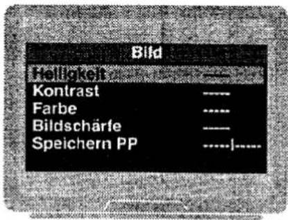 Bild Helligkeit Kontrast Farbe Bildscharfe Speichern PP