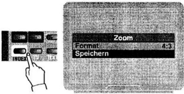 INOS Zoom Format 4:3 Speichern