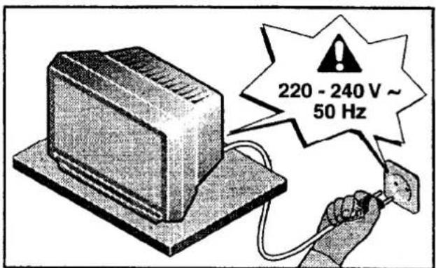 220 - 240 V ~ 50 Hz