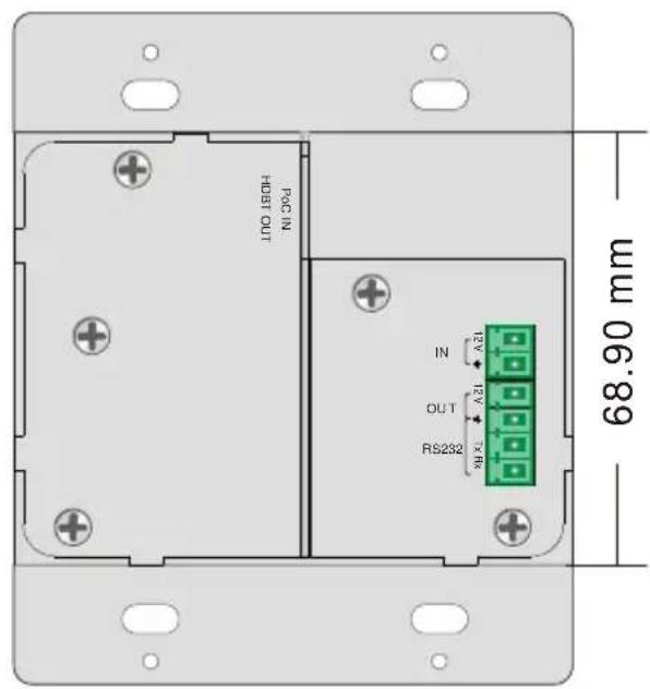 HESI OUT PAC IN IN OUT RS232 68.90 mm