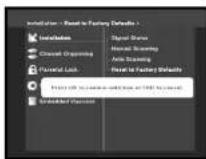 SAMSUNG DSB-9405V - Reset to Factory Defaults - 3