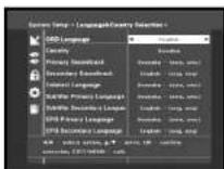 SAMSUNG DSB-9405V - Language & Country Selection - 1
