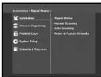 SAMSUNG DSB-9405V - The following on screen display will appear: - 2
