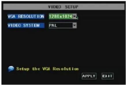 Monacor DMR-1904LCD - Video Setup - 1
