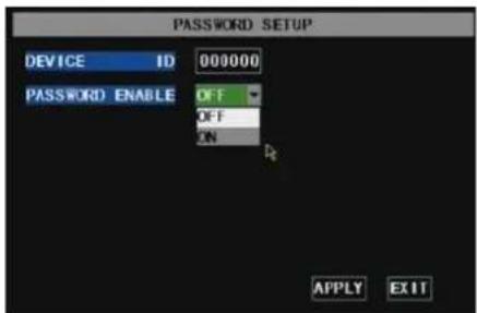 Monacor DMR-1904LCD - Password - 1